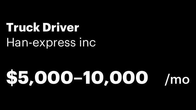 Truck Driver