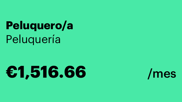 Peluquero/a