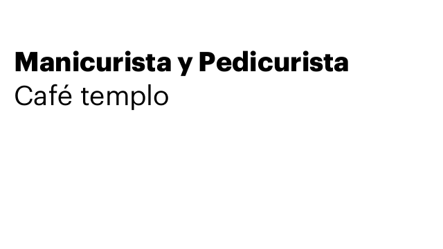 Manicurista y Pedicurista