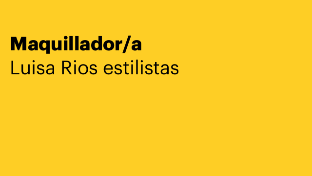 Maquillador/a