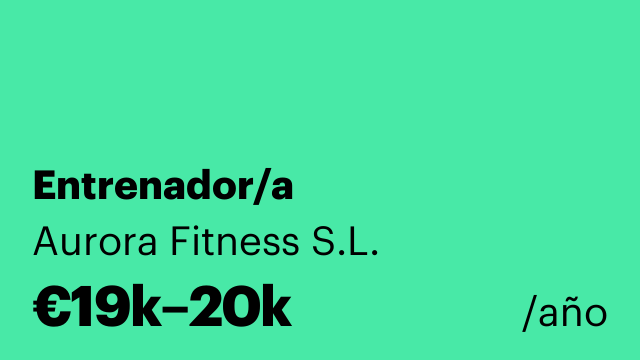 Entrenador/a