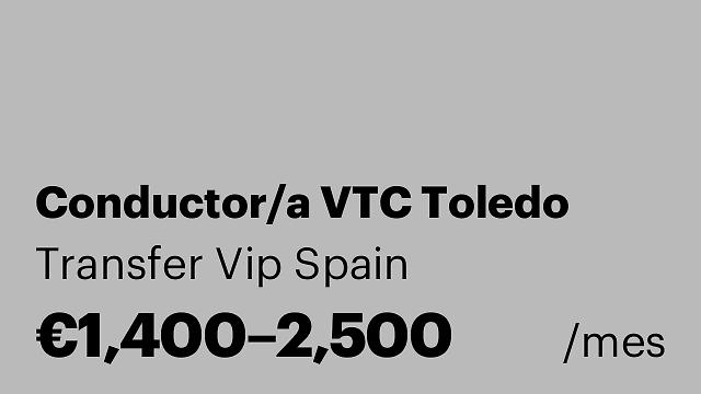 Conductor/a VTC Toledo