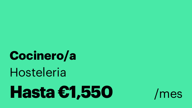 Cocinero/a