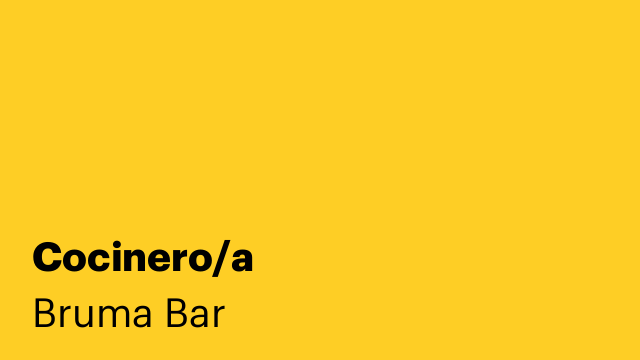 Cocinero/a