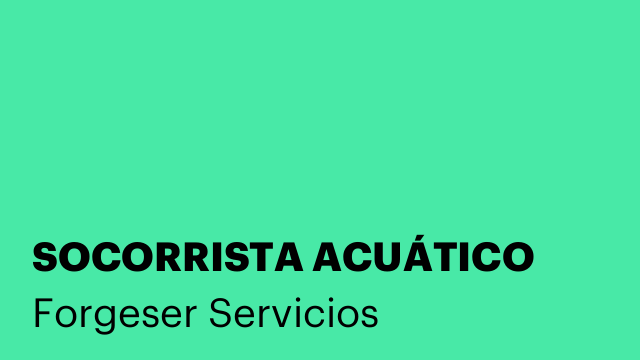SOCORRISTA ACUÁTICO