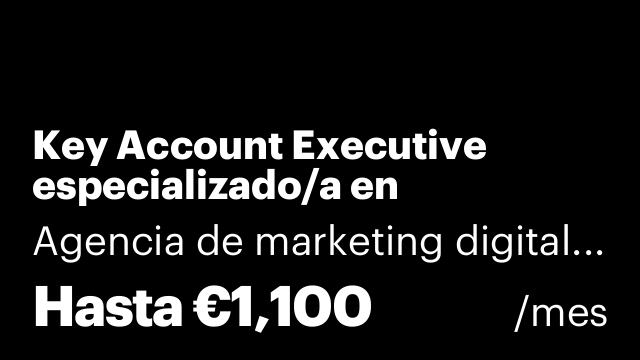 Key Account Executive especializado/a en soluciones de IA