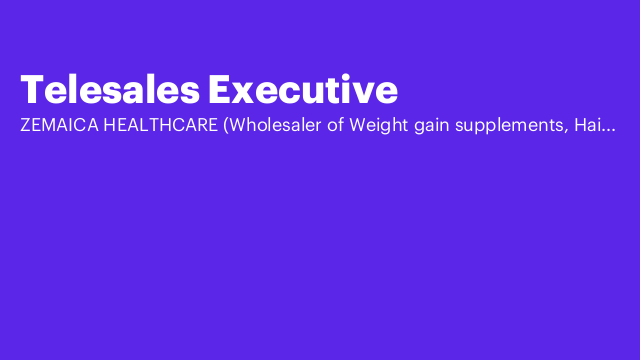 Telesales Executive