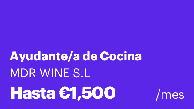 Ayudante/a de Cocina