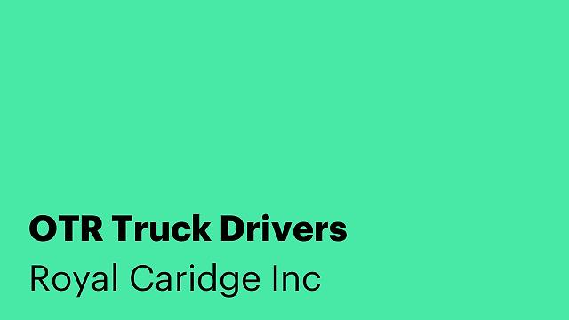 OTR Truck Drivers