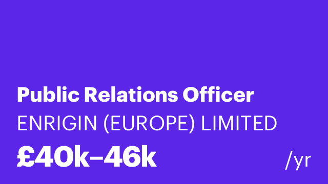 Public Relations Officer