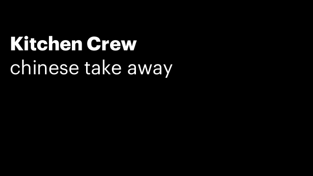 Kitchen Crew