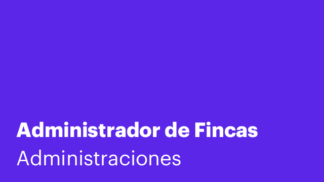 Administrador de Fincas