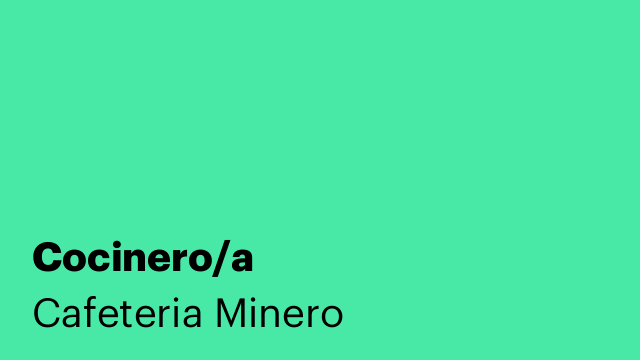 Cocinero/a