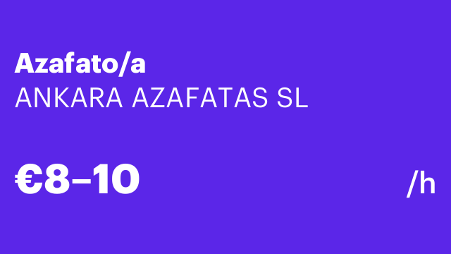 Azafato/a