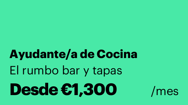 Ayudante/a de Cocina