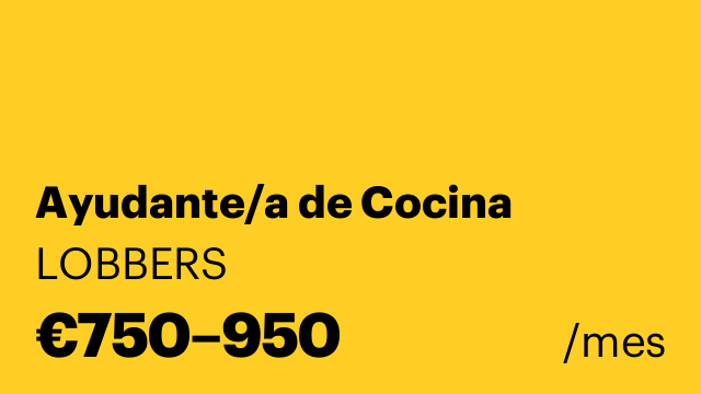 Ayudante/a de Cocina