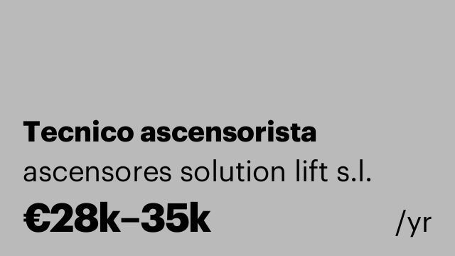 Tecnico ascensorista