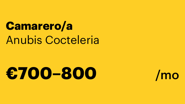 Camarero/a