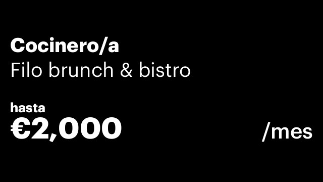 Cocinero/a