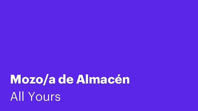 Mozo/a de Almacén