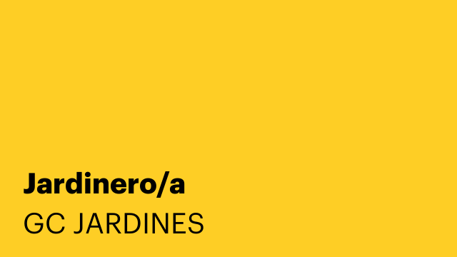 Jardinero/a