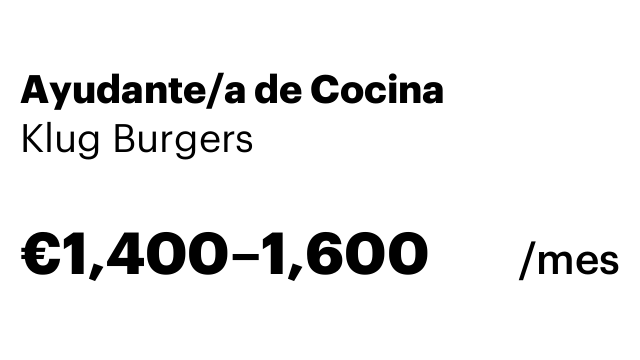 Ayudante/a de Cocina