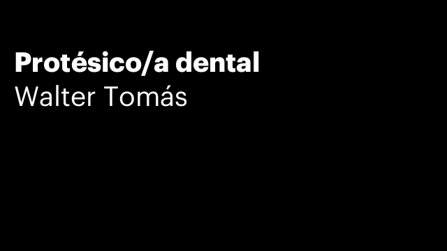 Protésico/a dental