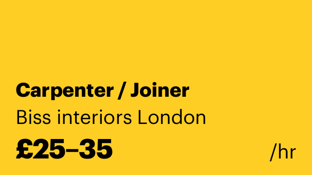 Carpenter / Joiner
