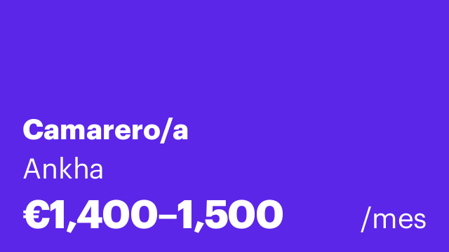 Camarero/a