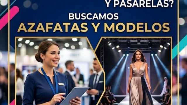 Azafatas y modelos