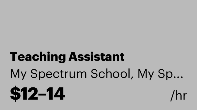 Teaching Assistant