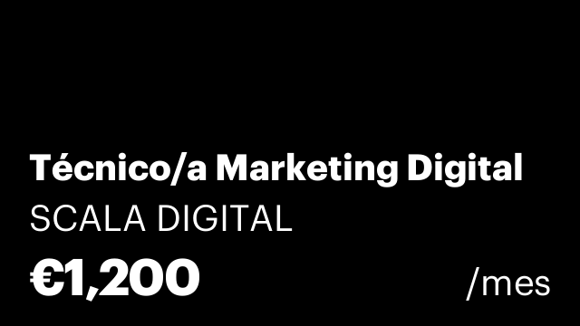 Técnico/a Marketing Digital