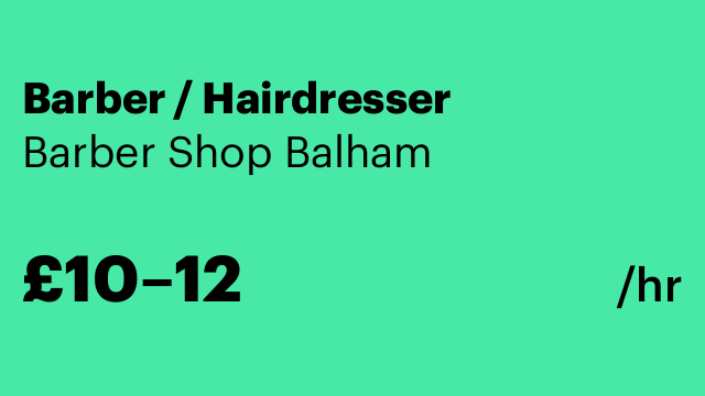 Barber / Hairdresser
