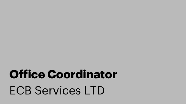 Office Coordinator