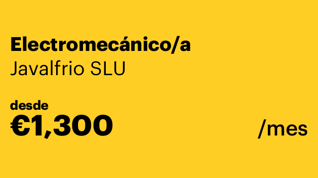 Electromecánico/a