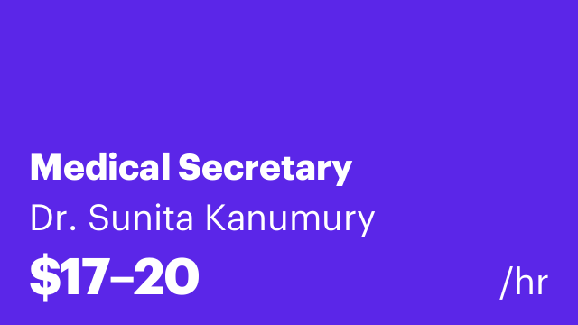 Medical Secretary