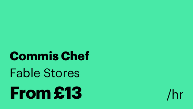 Commis Chef