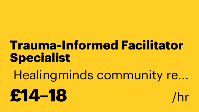 Trauma-Informed Facilitator Specialist