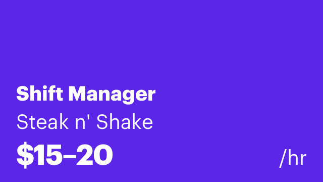 Shift Manager