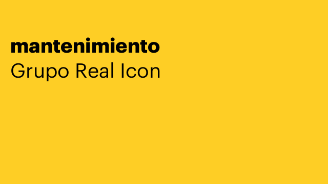 mantenimiento