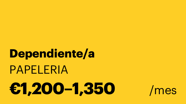 Dependiente/a