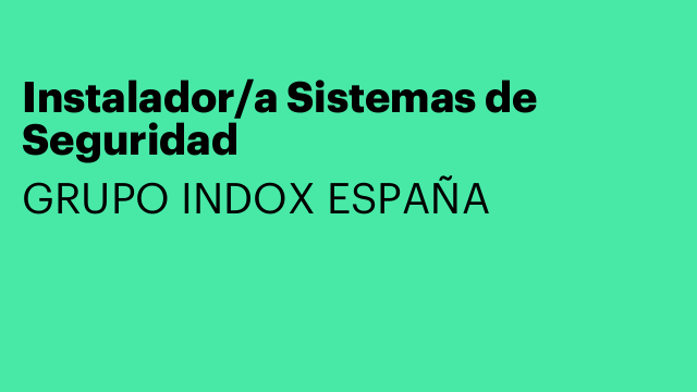 Instalador/a Sistemas de Seguridad
