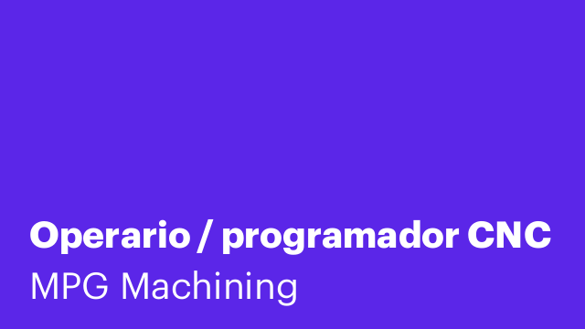 Operario / programador CNC