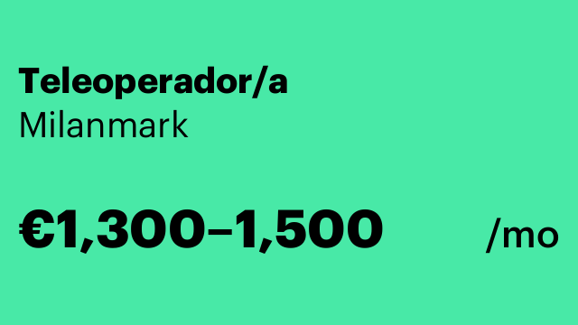 Teleoperador/a