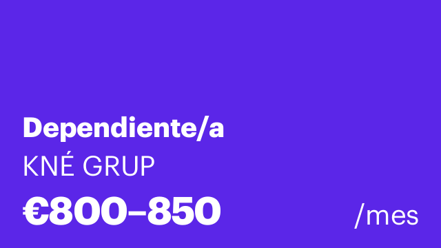 Dependiente/a