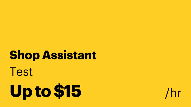 Shop Assistant