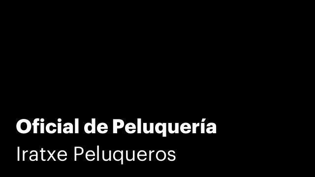 Oficial de Peluquería