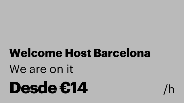 Welcome Host Barcelona