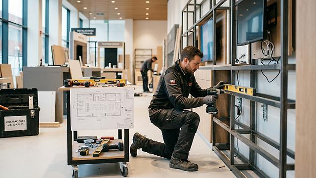 Montador de muebles y estructuras metálicas