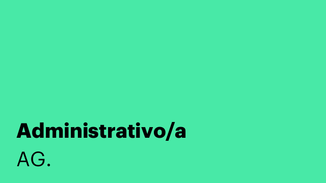 Administrativo/a